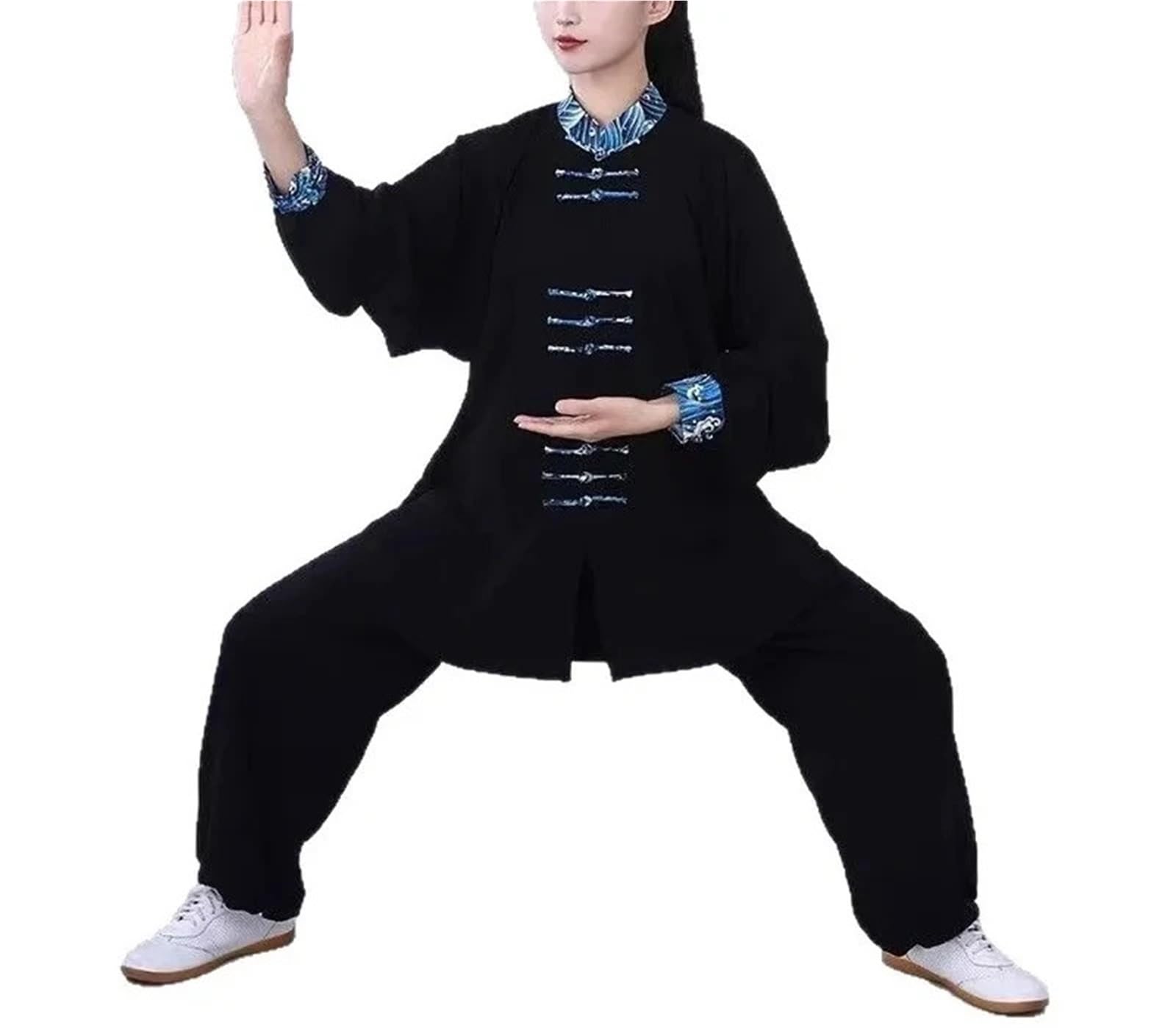 Trajes de Tai Chi Ropa Tradicional Hombres Mujeres Adultos Tai Chi Uniforme de kungfú Ropa práctica actuación artística Informal Wushu