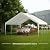 Phonjoroo Party Tent, 20’ x 20’ Heavy Duty Outdoor Canopy Tent All-Season Tarp & Removable Sidewall Waterproof Carport Wedding Canopy with Windows Event Shelters Outdoor Storage Shelter Birthday BBQ