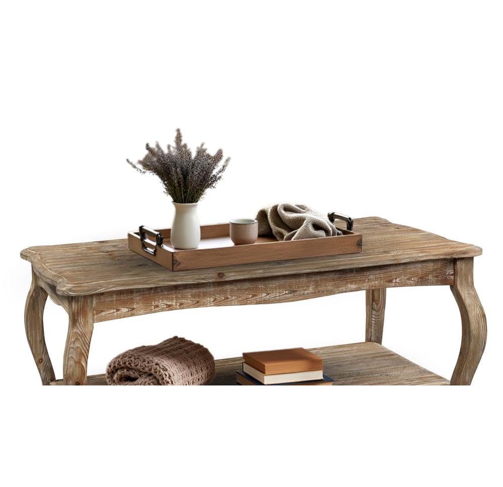 ACME Furniture DRIFTWOOD　LOWTABLE Amazon.com: Alaterre Furniture Austerity 42-Inch Rustic Coffee