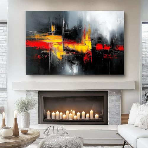 Art moderne abstrait en impression sur toile 100x50cm haut de gamme