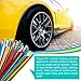 100 Pieces Plastic Welding Rods 7.9 Inch PP/PVC/PPR Plastic Welder Repair Rods for Car Bumpers and Daily Repair, 20 Pieces for Each Color