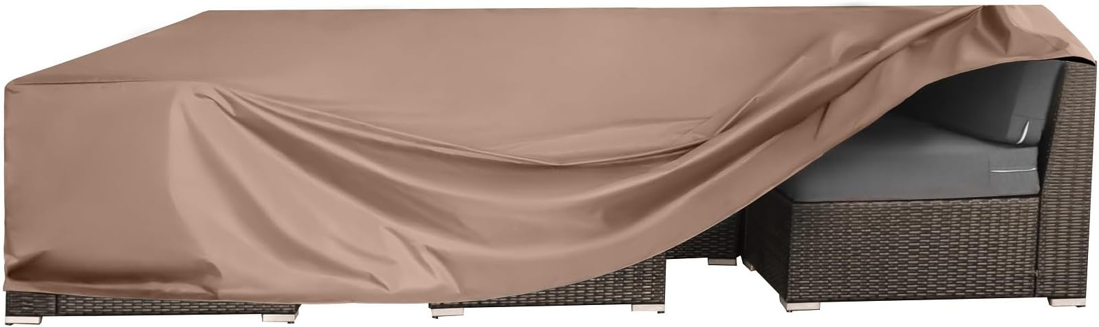 Patio Furniture Set Cover Waterproof Outdoor Furniture Covers Heavy Duty Outdoor Sectional Sofa Set Cover Dining Table and Chairs Set Covers Water Resistant Large 128" L x 83" W x 28" H