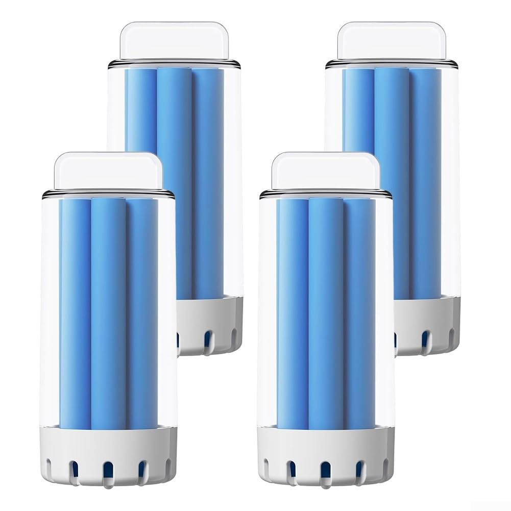 4 Pcs Solid Mop Cloths Cleaning Solution, for ECOVACS DEEBOT-OMNI N30 PRO DSC060002, Floor Detergent Tablets with Automatic Dispensing System