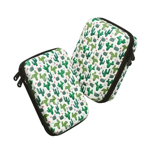 Glucology Diabetic Travel Case - Organizer for Blood Sugar Test Strips, Medication, Glucose Meter, Pills, Tablets, Pens, Insulin Syringes, Needles, Lancets (Cactus, Plus)… - Image 6