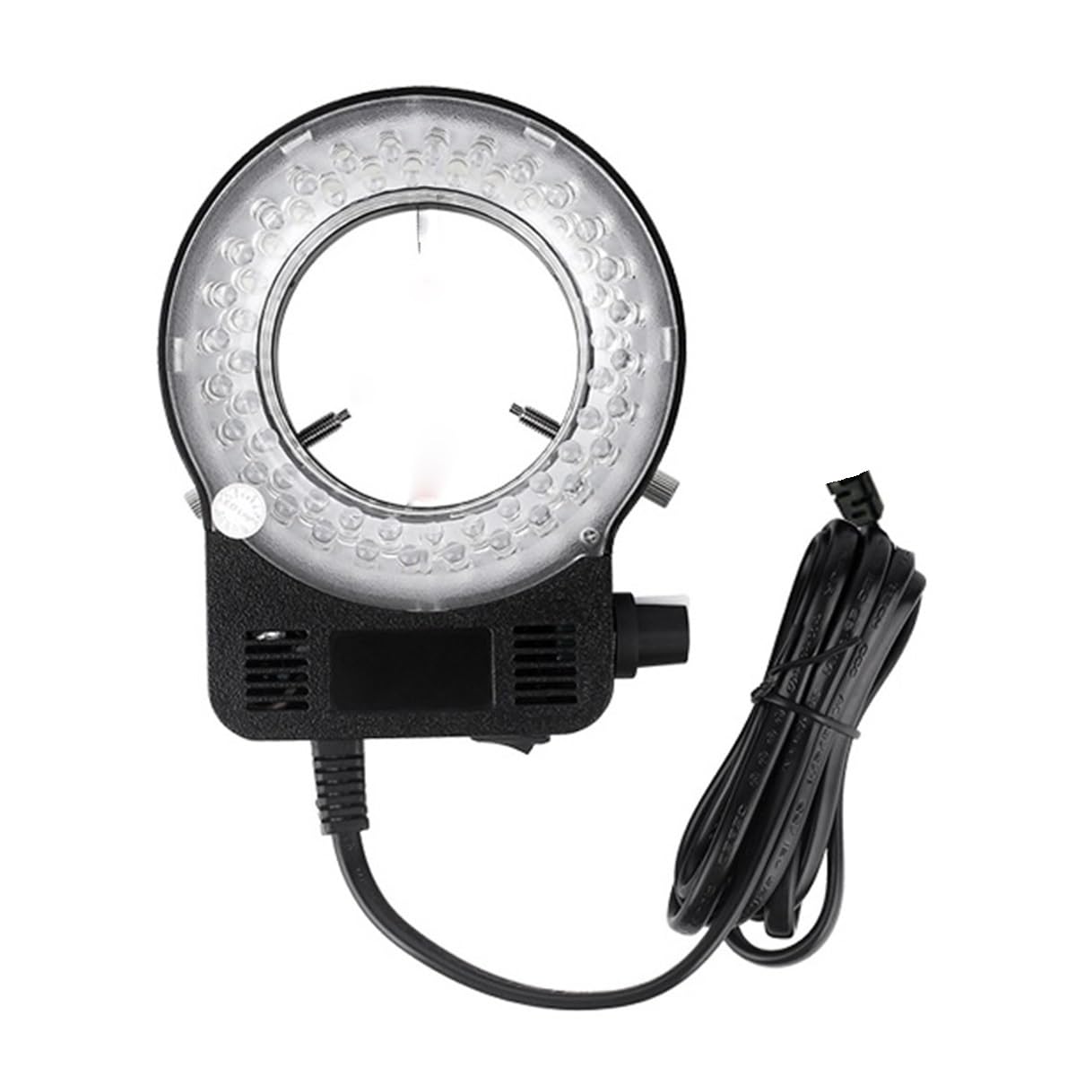 Zestaw akcesoriów do mikroskopu Regulowana jasność LED lampa pierścieniowa oświetlająca do przemysłu Mikroskop stereofoniczny szkiełka mikroskopowe (kolor: garnitur C)