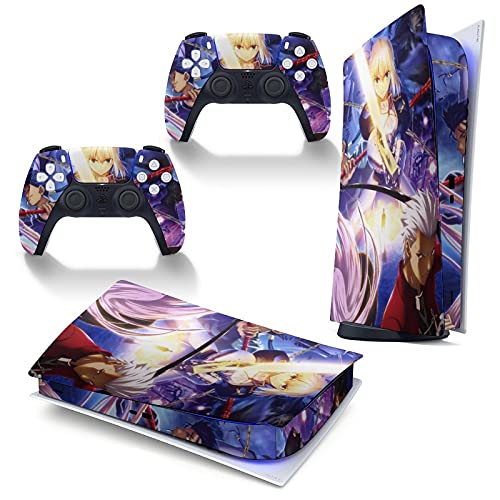 Caster Fate_Stay Night PS5 Controller Skin Vinyl Sticker Decal Cover for Playstation 5 Console and Controllers Caster Fate_Stay Night PS5 Controller Skin Vinyl Sticker Decal Cover for Playstation 5 Console and Controllers