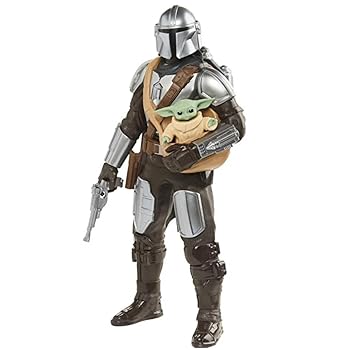 Star Wars Galactic Action The Mandalorian & Grogu Interactive Electronic 30cm Action Figure