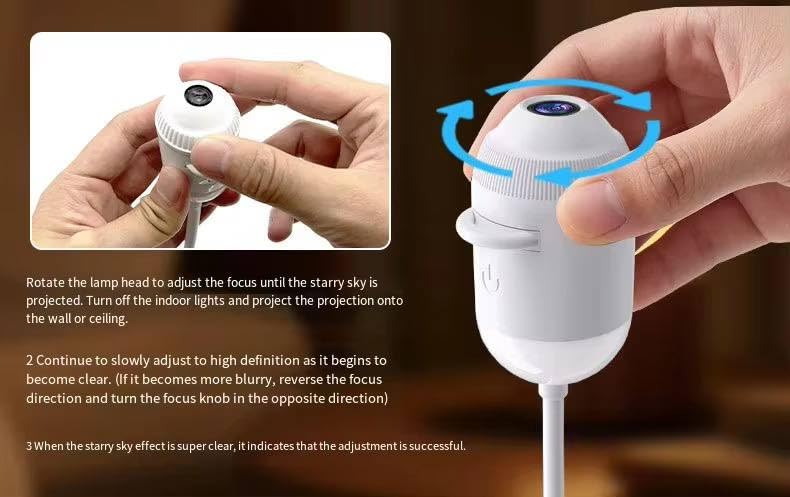 Generic 2-in-1 Galaxy Projector Night Light - Image 5