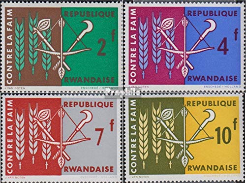 Prophila Collection Ruanda 23A-26A (Completa Edizione) 1963 Lotta Contro Il La Fame (Francobolli per i Collezionisti)