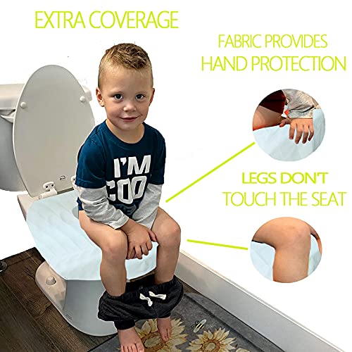 Einweg Toilettenauflage - 50Pcs Wasserdicht einzeln verpackt WC-Sitz Matte für Kleinkinder, Kinder, Erwachsene, schwangere Frauen, Verwendung in öffentlichen Toiletten – Bild 6