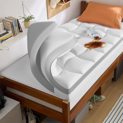 Bedsure 4 Inch Memory Foam Twin XL Mattress Topper for College Dorm, Dual Layer 2.5 Inch Gel Memory Foam and 800 GSM Waterproof Mattress Pad, Extra Long Twin Pillow Top Topper (Twin XL, 39x80 Inches) Bedsure 4 Inch Memory Foam Twin XL Mattress Topper for College Dorm, Dual Layer 2.5 Inch Gel Memory Foam and 800 GSM Waterproof Mattress Pad, Extra Long Twin Pillow Top Topper (Twin XL, 39x80 Inches)