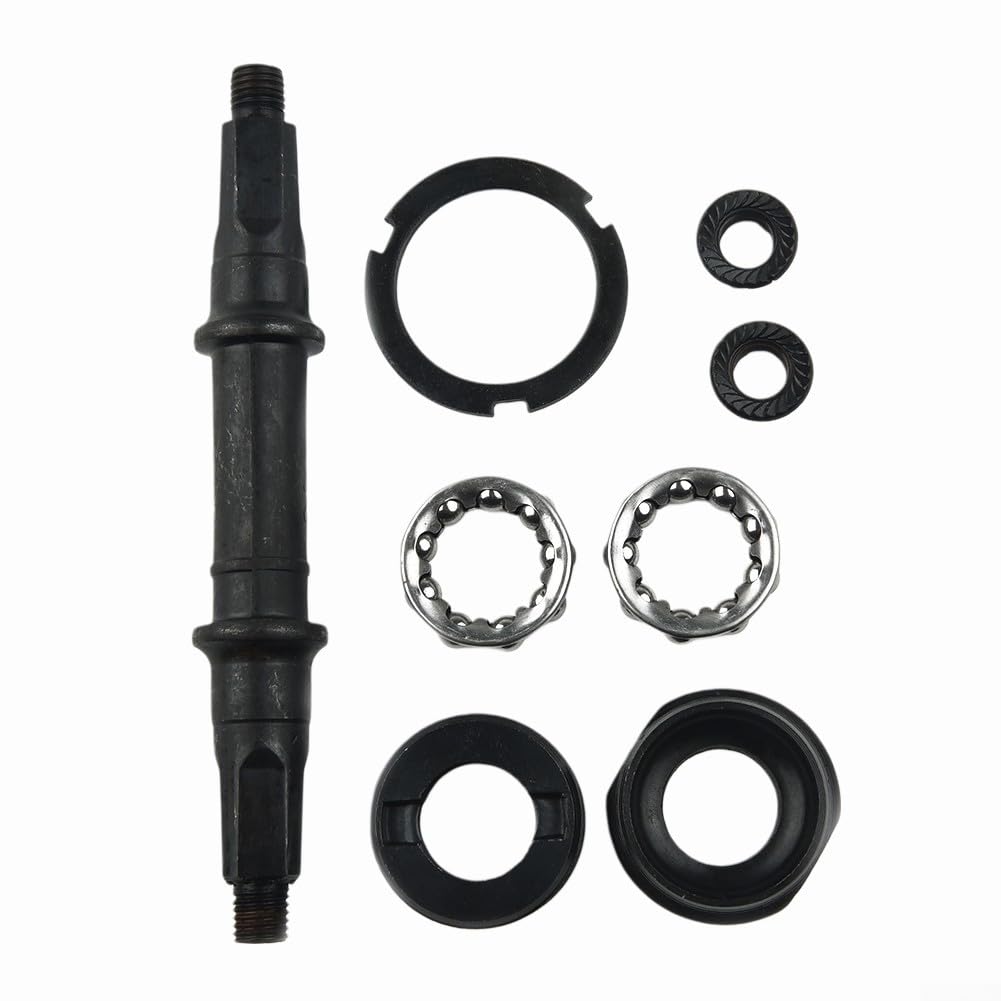 Gdfnmogo Kit Essieu Pédalier Vélo Carré Avec Tasses Et Roulements - Boîtier Pédalier Carré Robuste