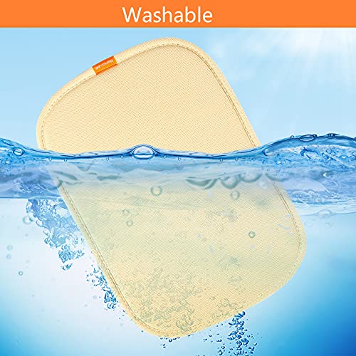 Beyourd Auto Center Console Cover, Car Armrest Box Pad, Skin-Friendly Washable Cotton Cloth, Anti-Slip, Armrest Cover Protector For Vehicle Suv Truck Car, Beige #TOP1