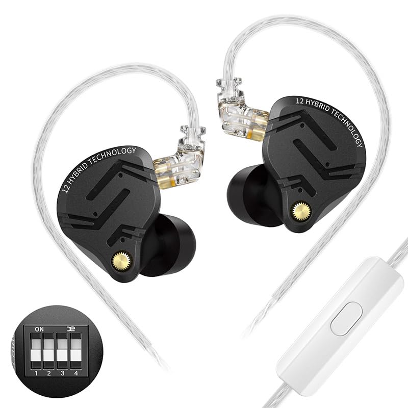 Amazon.com: KZ ZS12 PRO X in Ear Monitor Headphones Tunable