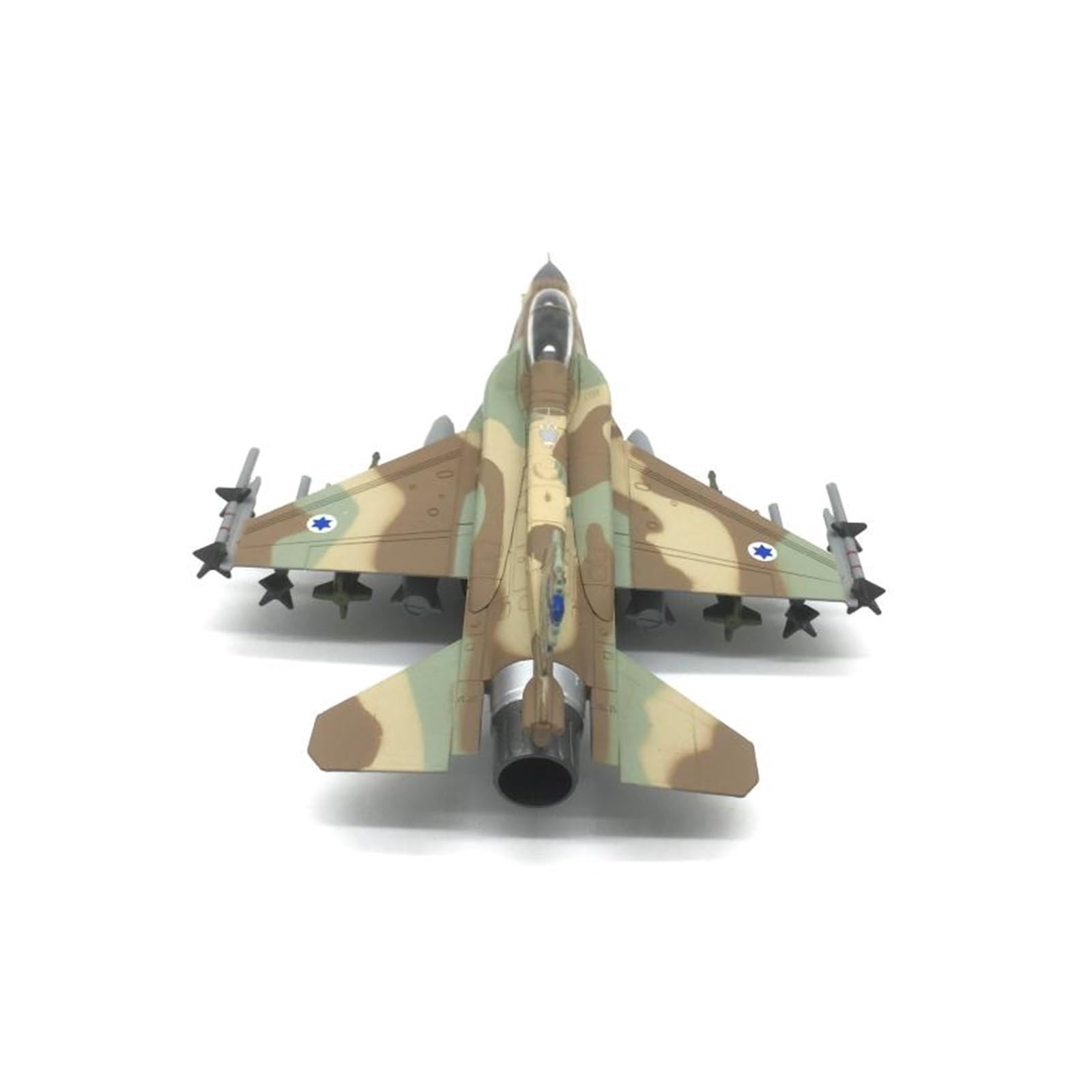 Must-Have for Collectors Modello in Piccola Scala Aerei 1:72 per F-16I Fighter Simulazione Modello in Lega pressofusa Finito Decorazione del Desktop Kit di Costruzione di Modelli