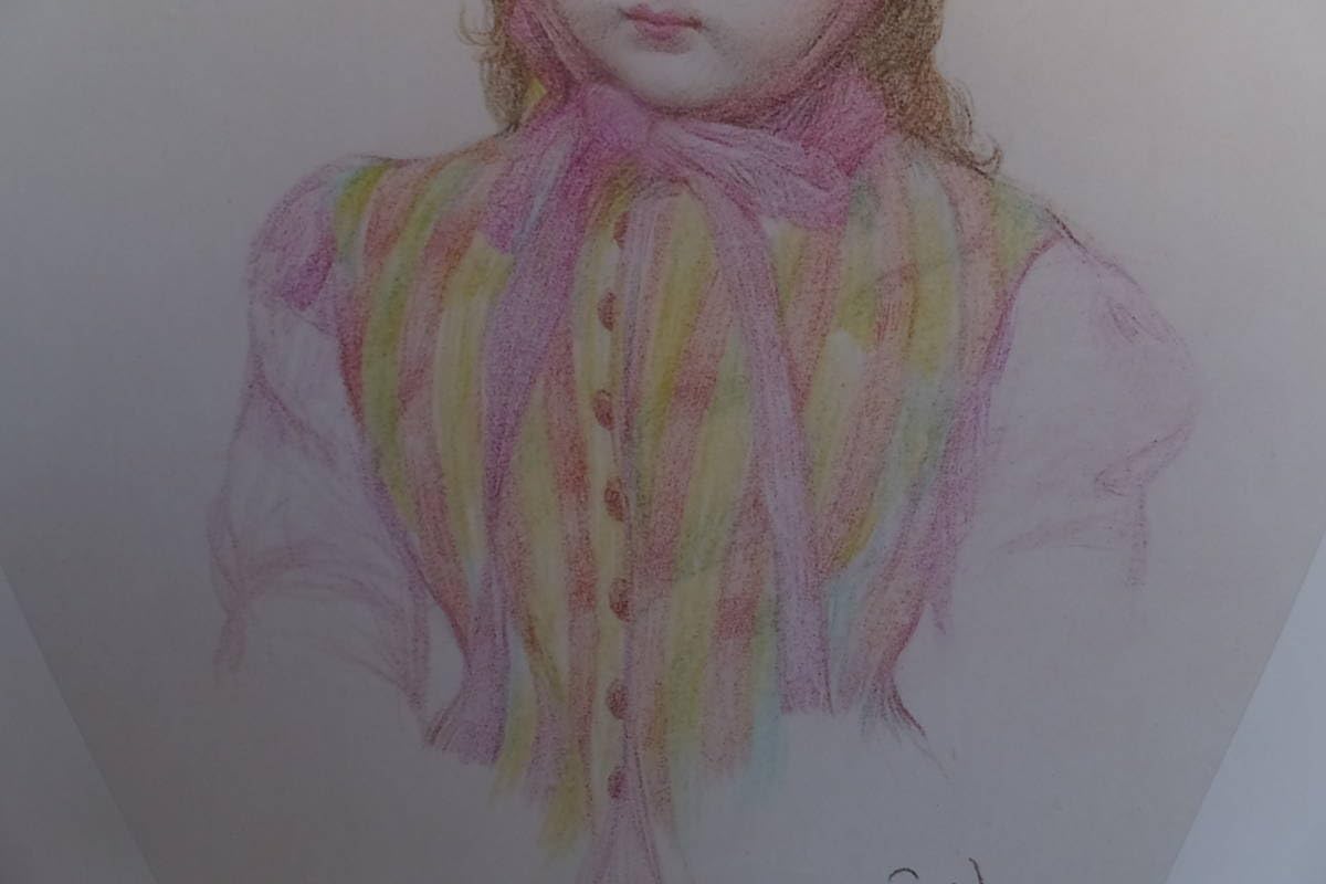 Amazon.co.jp: 中村忠彦 散華 フランス人形 リトグラフ お子様への