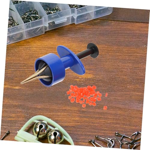 Alipis 赤虫餌クリップ 高強製 耐圧衝撃アウトドアフィッシングギア 快適設計 持ちやすく 操作簡単 釣り仕掛け用多機能ワームホルダー