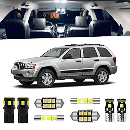 Kit de iluminación interior LED para Jeep Grand Cherokee 2005-2010 miniatura 1