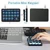 Koolertron One Handed Macro Mechanical Keyboard, Blue LED Backlit Portable Mini One-Handed Mechanical Gaming Keypad 23 Fully Programmable Keys Red Switches (Blue Backlit/Red switches)