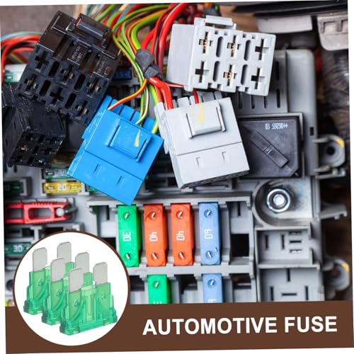 Kit de reemplazo de fusibles automotrices tipo cuchilla estándar TEHAUX, 60 piezas, construcción duradera para protección de circuitos en automóviles y RV miniatura 5