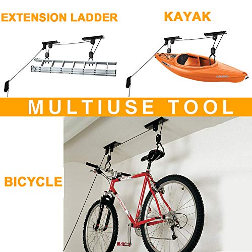 Plafond de garage encombré ? Ce support de vélo suspendu règle le problème - 5