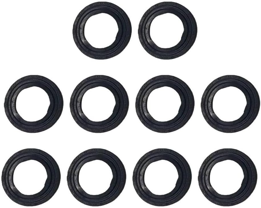 10PCS Gasket Drain Plug Compatible with Outboard Engine Models 5030071 09168-10022 2-225 Aftermarket Replacement