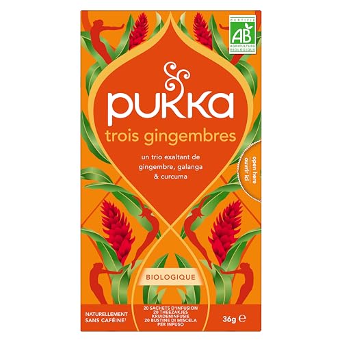 Pukka infusion trois gingembre bio 20 sachets