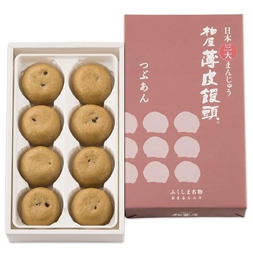 【柏屋公式】柏屋薄皮饅頭つぶあん8個入（スマートパック）のサムネイル