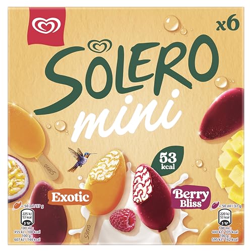 Solero Helado Mini Exotic & Berry Frutal, 50ml x 6