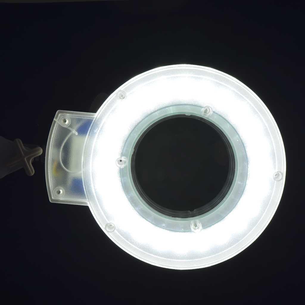 vidaXL Lampada da Pavimento con Lente Ingrandimento a Stelo da Terra Piantana