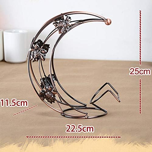 Creative Moon Shape Wine Rack l Wine Holder Display Shelf Wine Glass Holder Decorations Bracket Bar Supplies