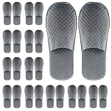 GRWJHUM 16 Pairs Disposable Travel Slippers For Women,Hotel Slippers Individually Wrapped,Disposable Slippers For Guests,House Slippers For Guests Which Can Be Used As Women Men