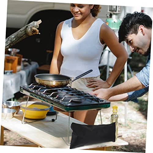 Porte-outils de barbecue OUNONA réutilisable double ensemble de 5 pièces