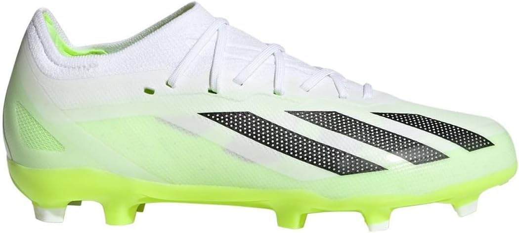 adidas X CrazyFast.1 Firm Ground Junior Soccer Cleats IE4208 White/Black/Green
