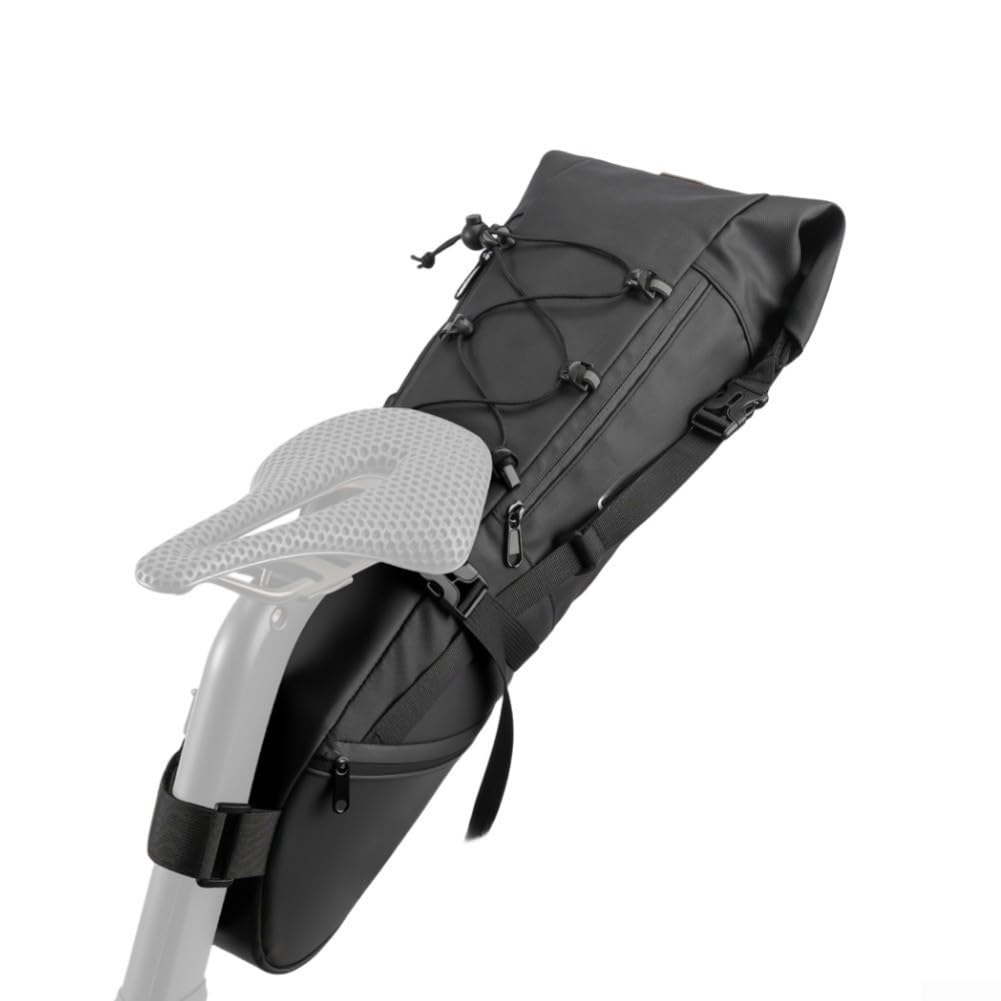 Borsa Sella Ciclismo 15L Grande Capacità Espandibile