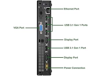 Amazon.com: Lenovo ThinkCentre M910q Tiny Desktop Computer