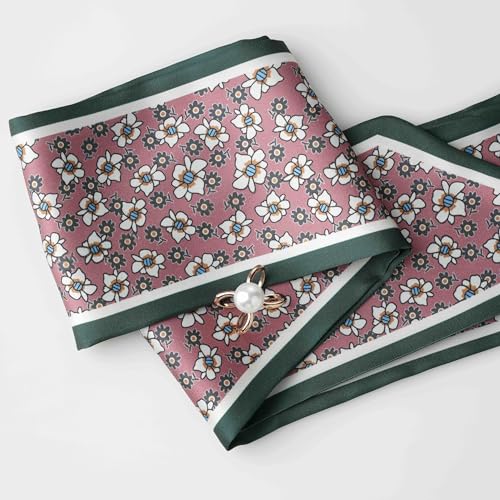 Silk Like Neckerchief Lightweight Tie Scarf2