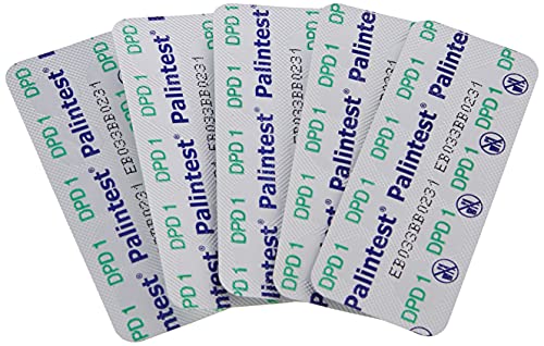 DPD1 chlorine test tablets swimming pool hot tub X50 Palintest