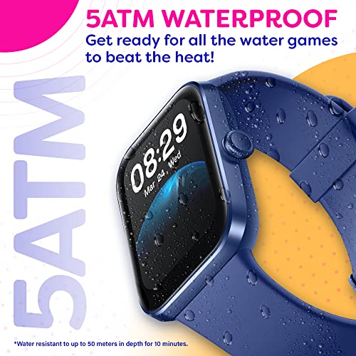 Octandra Go Veryfit Smart Watch Hr Heart Rate Blood Oxygen Saturation Sleep Monitor 1.69 Inch Step Counter Pedometer Exercise Activity Fitness Tracker Watches For Men Women (Id207) (Blue) #TOP3