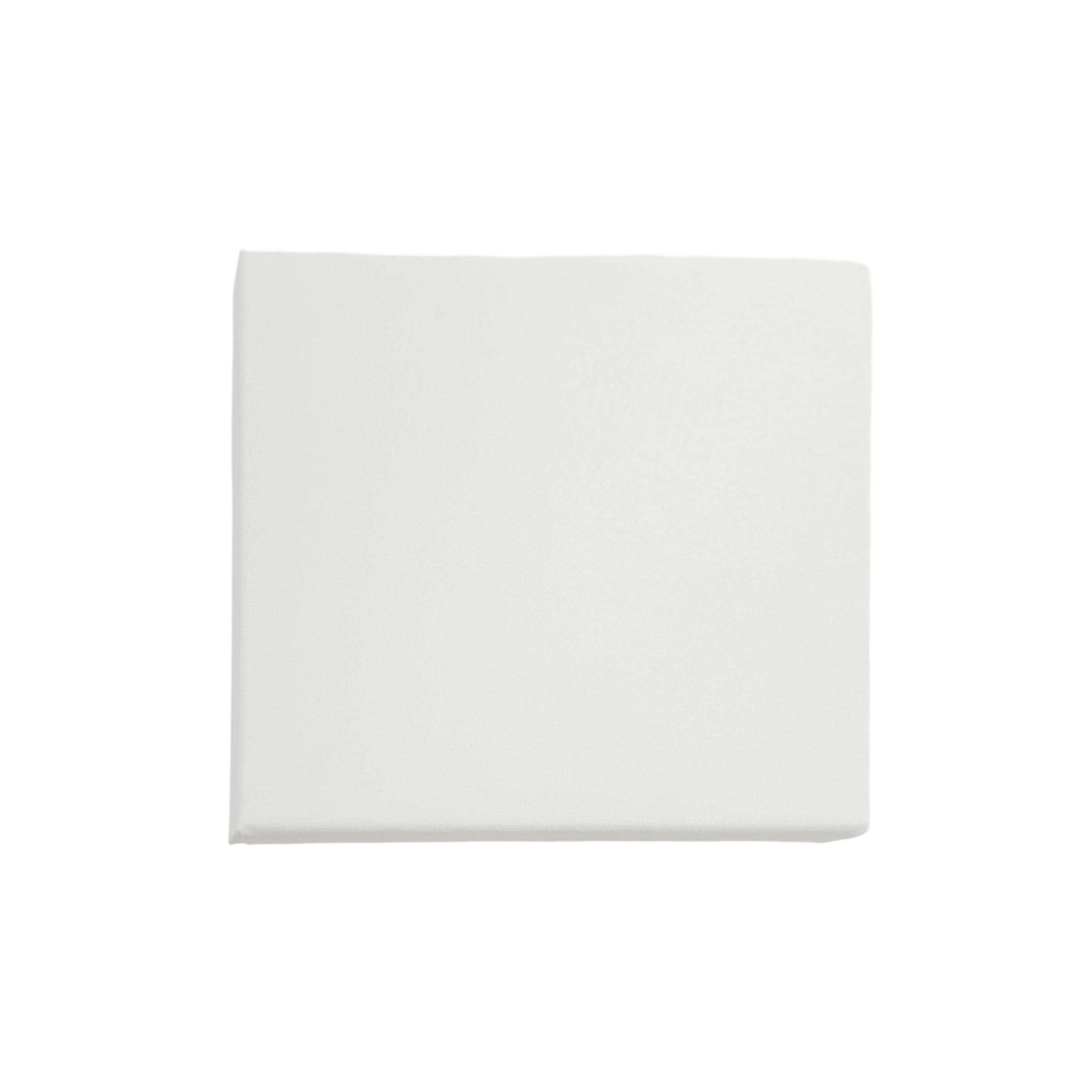 20x20cm Blank White Stretched Mini Canvas Wooden Frame for Painting, Mixed Media, DIY Art – 280gsm