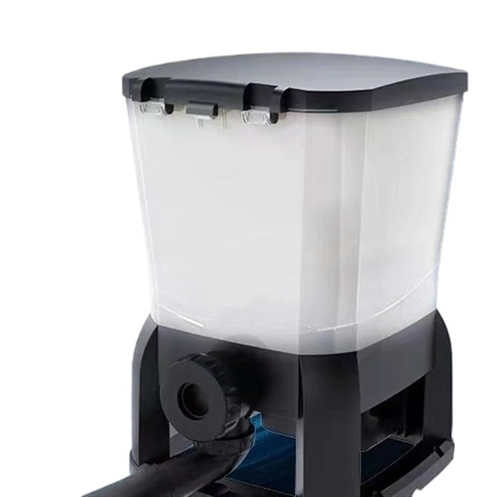 Alimentador automático para estanque de peces koi con temporizador inteligente exterior