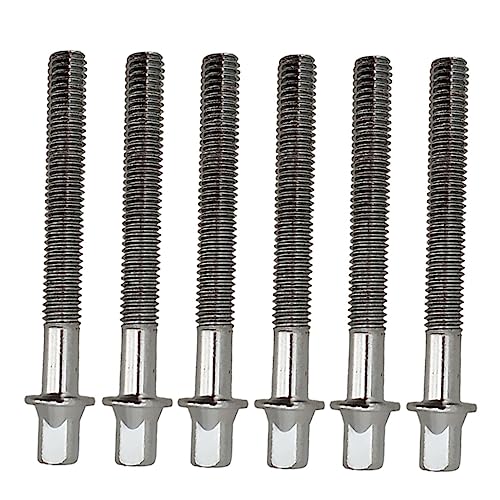 FAVOMOTO Pack de 12 piezas de hardware para batería: tornillos y arandelas metálicos para montaje de aros de bombo, tom y micrófono miniatura 5