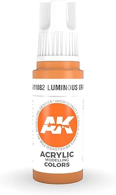 AK Interactive 3rd Gen Acrylic Luminous Orange 17ml