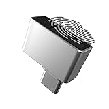 TNP Nano USB C Fingerprint Reader for Windows 10/11 Hello - USB Type C Security Key Biometric Scanner Sensor Dongle Module for Instant Access, Password-Free Login, Sign-in, Lock, Unlock PC & Laptops