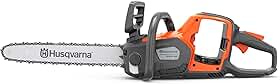 Husqvarna Motosserra elétrica sem fio Power Axe 350i, 45 cm com motor sem escovas e potência de corte superior silenciosa, ferramenta simples