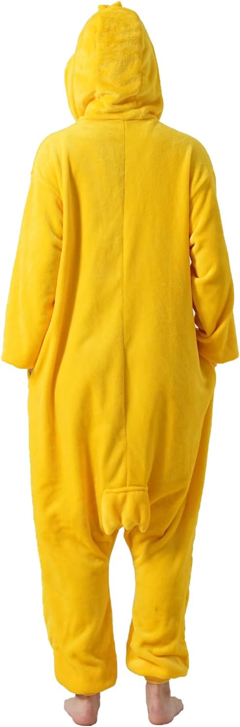 Unisex Adult One Piece Halloween Costume, Men Women Animal Onesie Pajamas