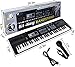 Digital Music Piano Keyboard 61 Key - Portable Electronic Musical Instrument Multi-function Keyboard and Microphone for Kids Piano Music Teaching Toys Birthday Christmas Day Gifts for Kids