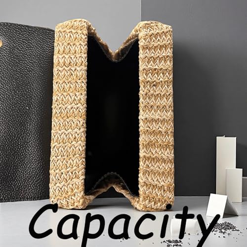 Beaded Purses Boho Straw Purse Alt Crossbody Bag Colorful Embroidered Beads Trendy Boho Straw Beaded Purse for Beach Travel4