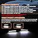AreLokpri Dynamic White LED Side Marker Lights for BMW 1 3 5 Series E90 E92 E93 E46 E60 E82 E83 E88 X1 X3 Turn Signal Lamps Front Fender Indicator Assembly Sequential Smoked Lens 2PCS