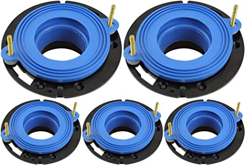 Fluidmaster 7530P8 Universal Better Than Wax Toilet Seal, Wax-Free Toilet Bowl Gasket 5 Pack